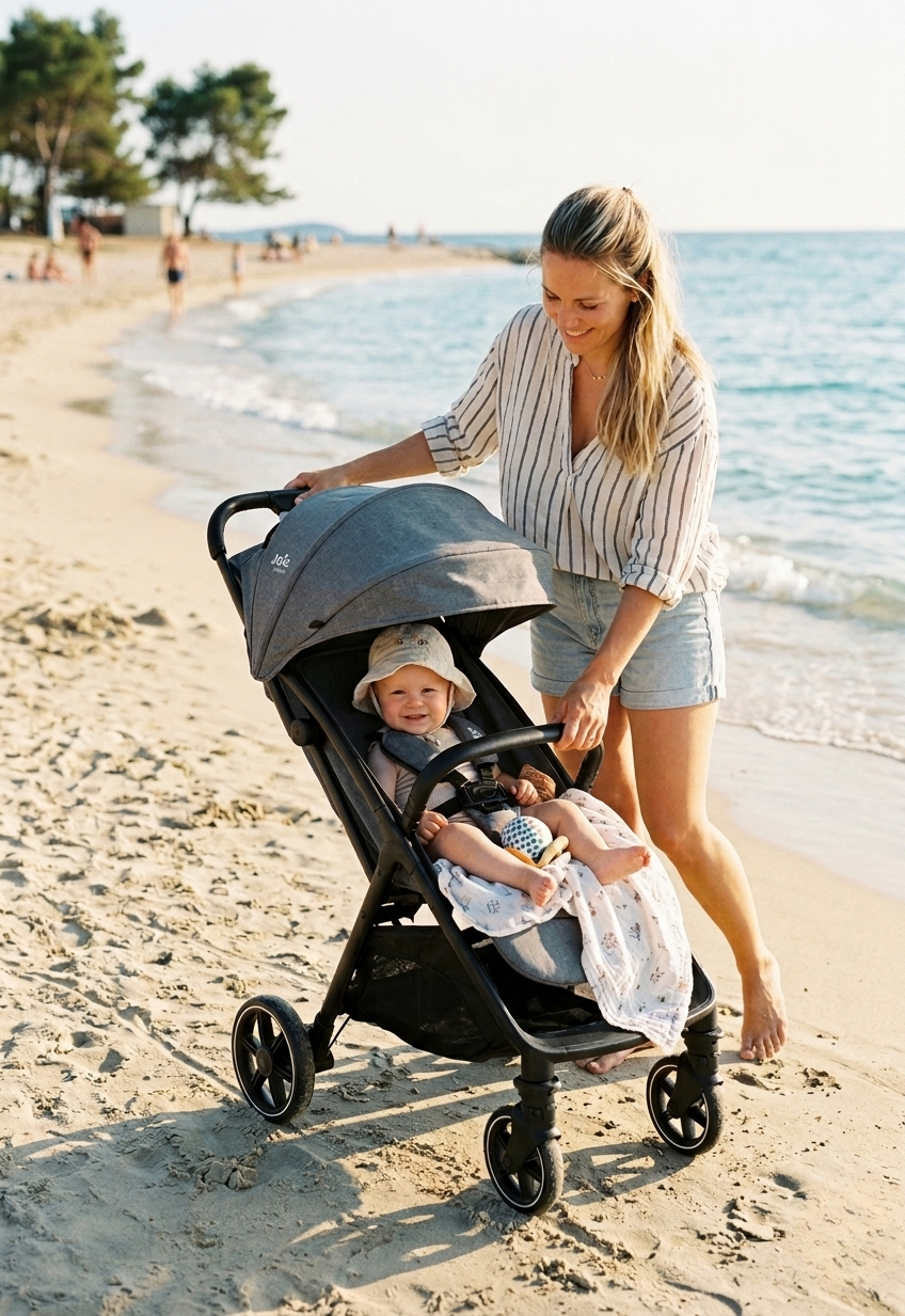 Voziček — lifestyle plaža